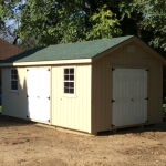 Kenosha 12x20 with extra set of double doors and windows